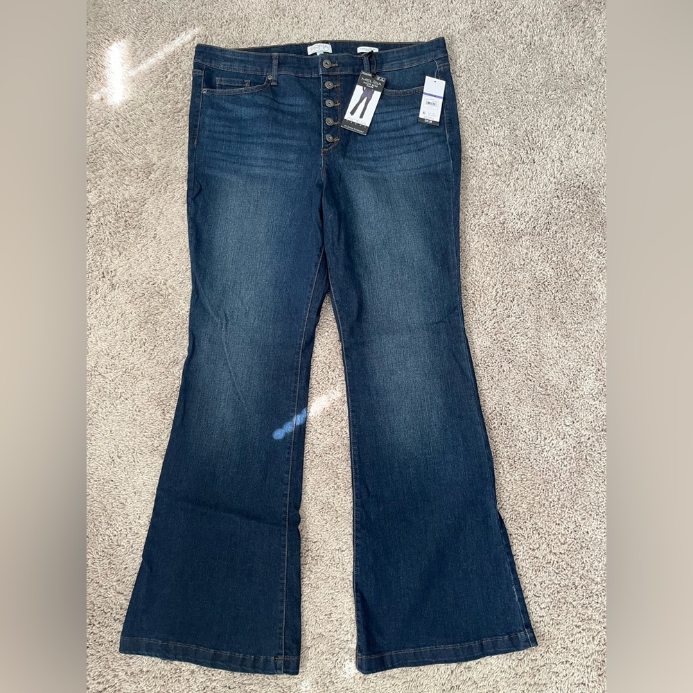 Women’s denim jeans, High Rise Flare